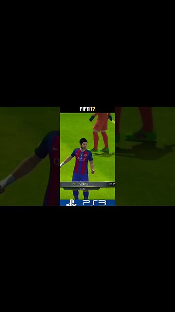 Luis Suárez Goal & Celebration- FIFA 17 PS3 #shorts