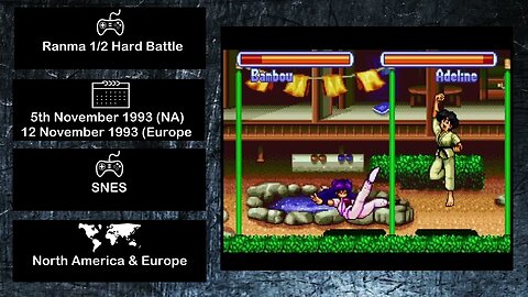 Console Fighting Games of 1993 - Ranma 1/2 Hard Battle