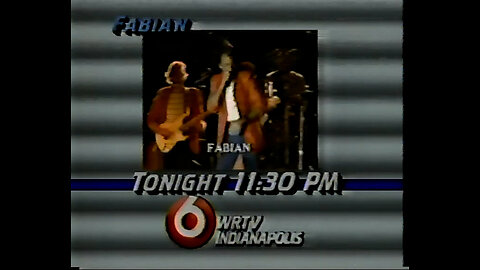 December 21, 1985 - WRTV Bumper for Fabian's 'Good Time Rock & Roll'