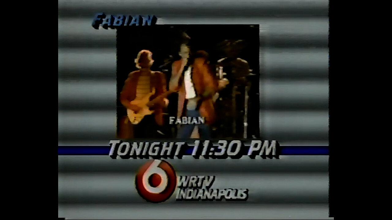 December 21, 1985 - WRTV Bumper for Fabian's 'Good Time Rock & Roll'
