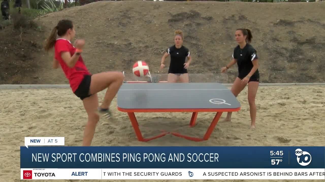 New sport combines ping pong and soccer