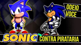 Telas Sinistras do Sonic contra Pirataria #shorts