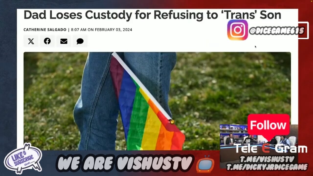 Dad Loses Custody For Refusing To "Trans" SON... #VishusTv 📺