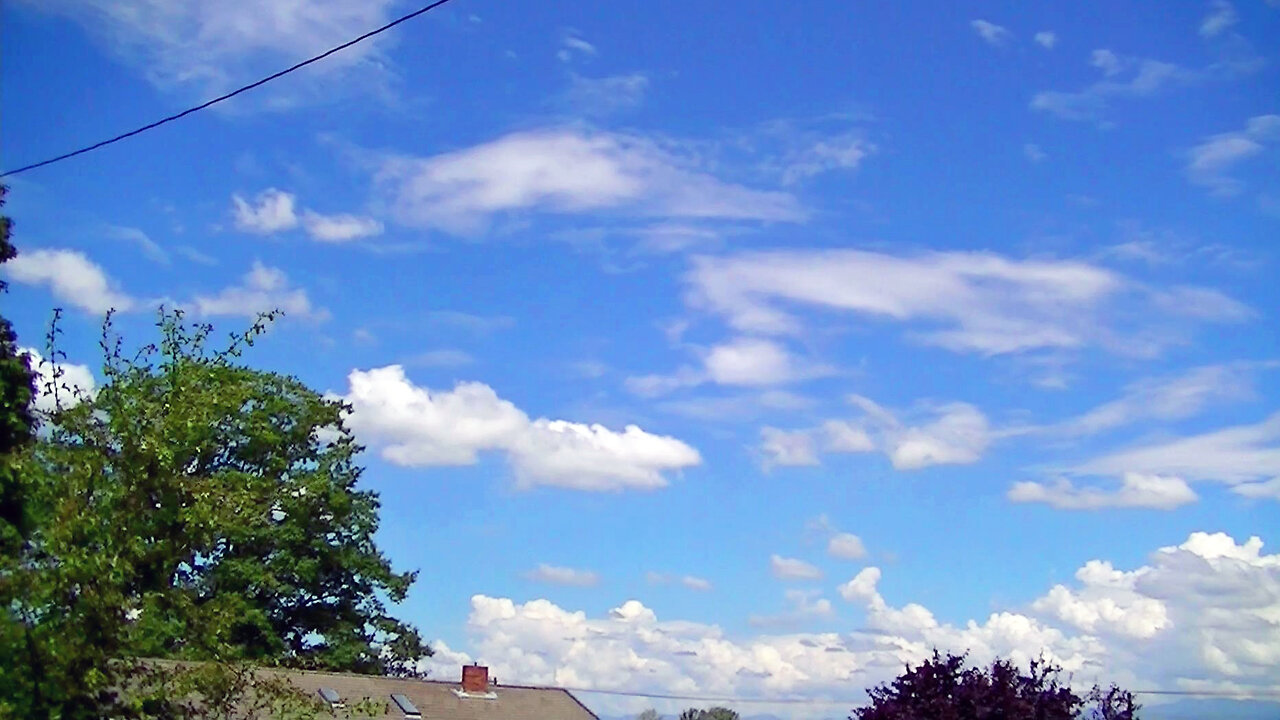 IECV TLV #50 - 👀 Time Lapse Of The Clouds Going By In The Sky 6-26-2019