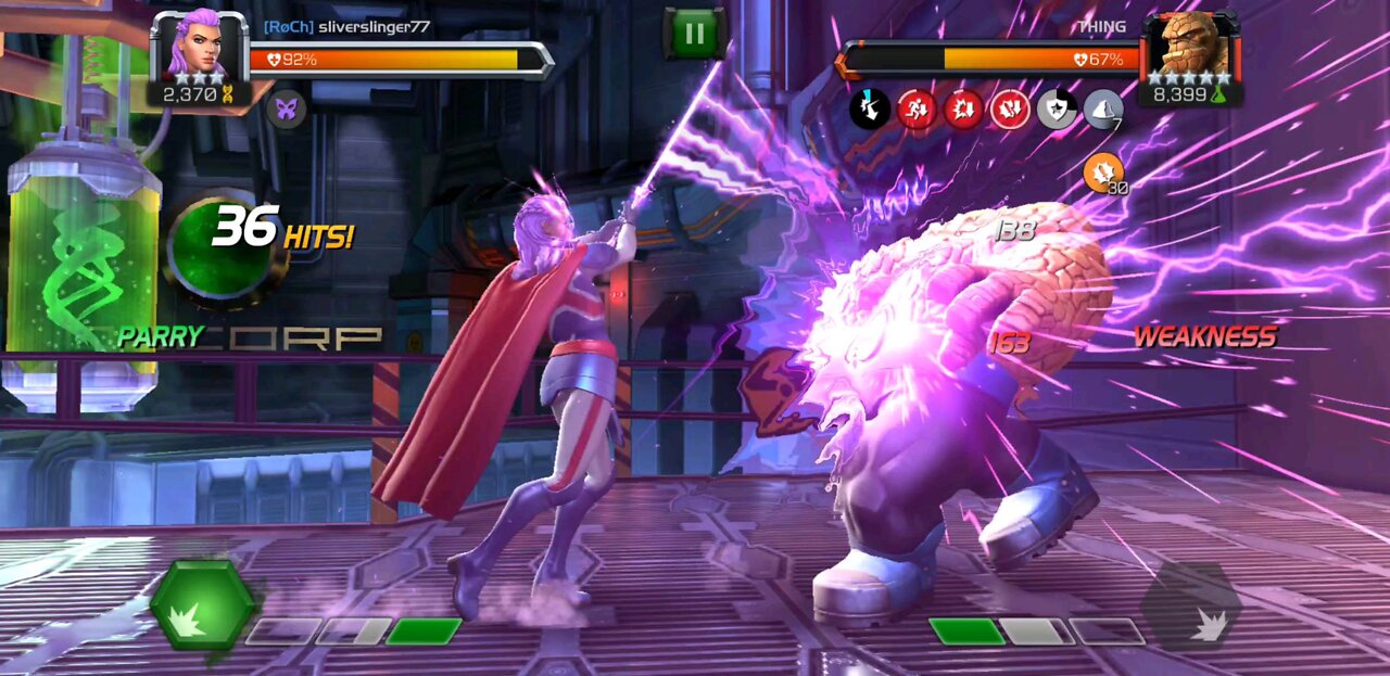 Mcoc, How to fight Thing