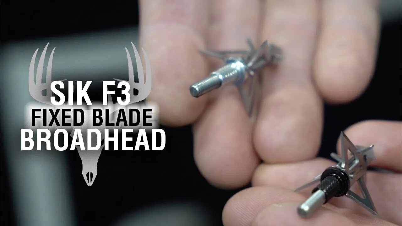 SIK F3 Broadhead Features Super-Strong Blades