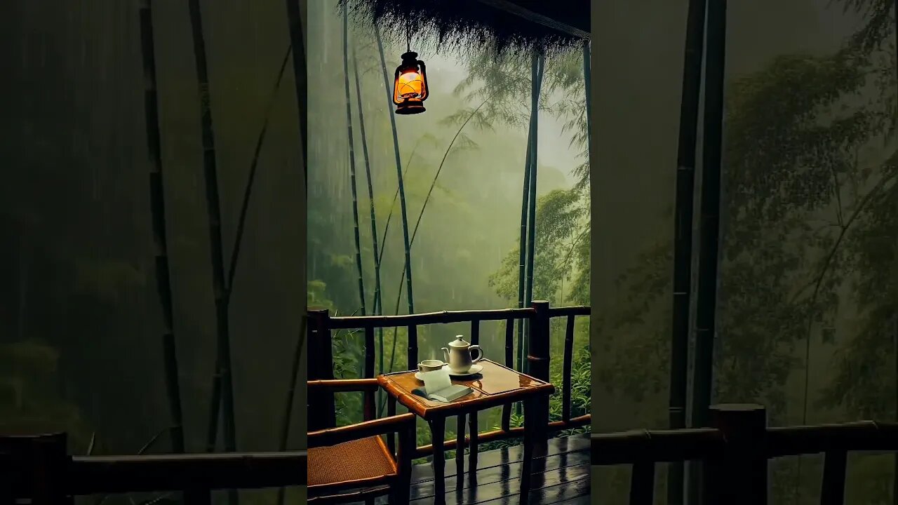 rainy day in the mountains #relaxingmusic #beautifulmusic #calmmusic #backgroundmusic