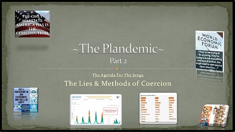 The Plandemic ~Part 2 - The Agendas For The Jenga