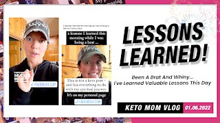 I've Learned Lessons Today! Been A Brat & Whiny | Keto Mom Vlog