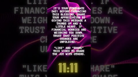 It's your Lucky Day. #manifestation #affirmations #claimit #angelnumber111