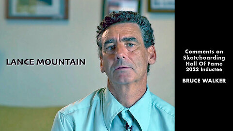 LANCE MOUNTAIN Comments on Skateboarding Hall Of Fame 2022 Inductee