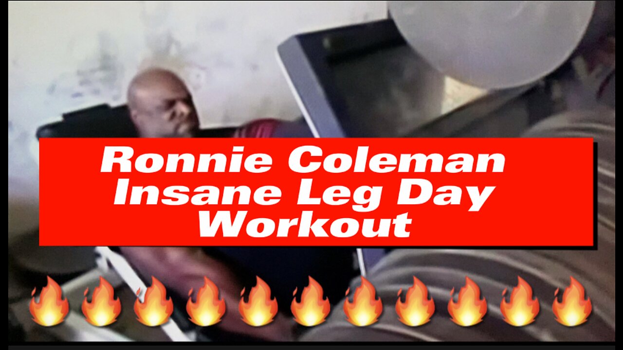 Ronnie Coleman Insane Leg Day Workout #gym #ronniecoleman #gymbro #motivation #gymlofe #legday #Men