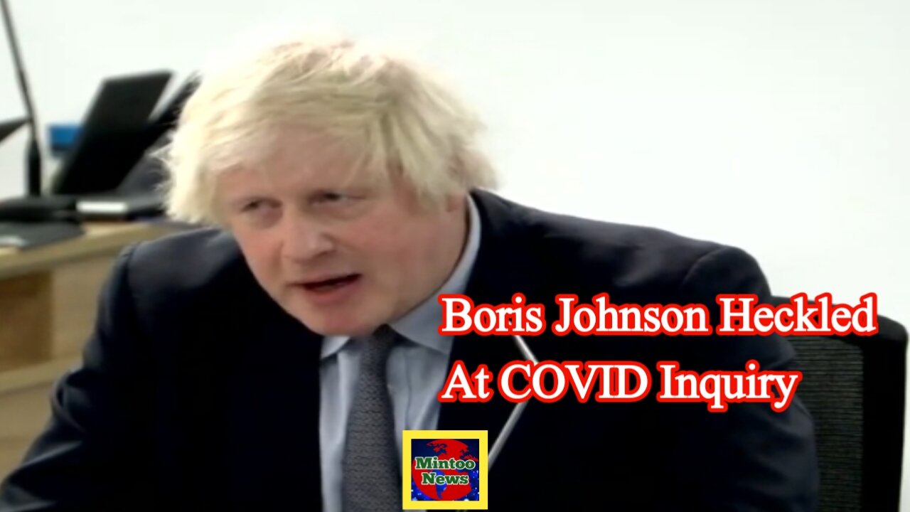 BREAKING: Boris Johnson heckled by protesters as he apologises to COVID inquiry