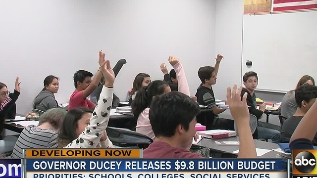 Gov. Ducey proposes new budget plan to get more money in schools