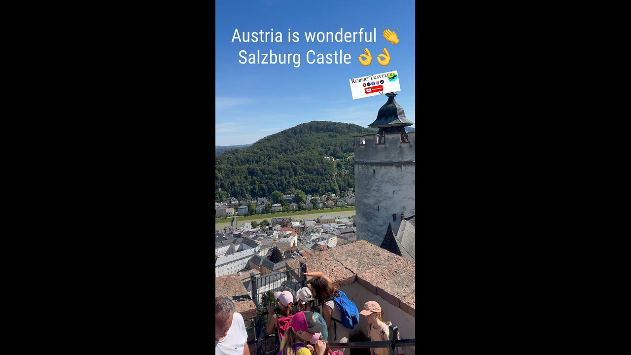 Must -see in Europe .Salzburg castle