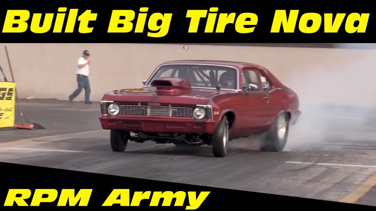 Hard Launching Chevy Nova Wheelstand