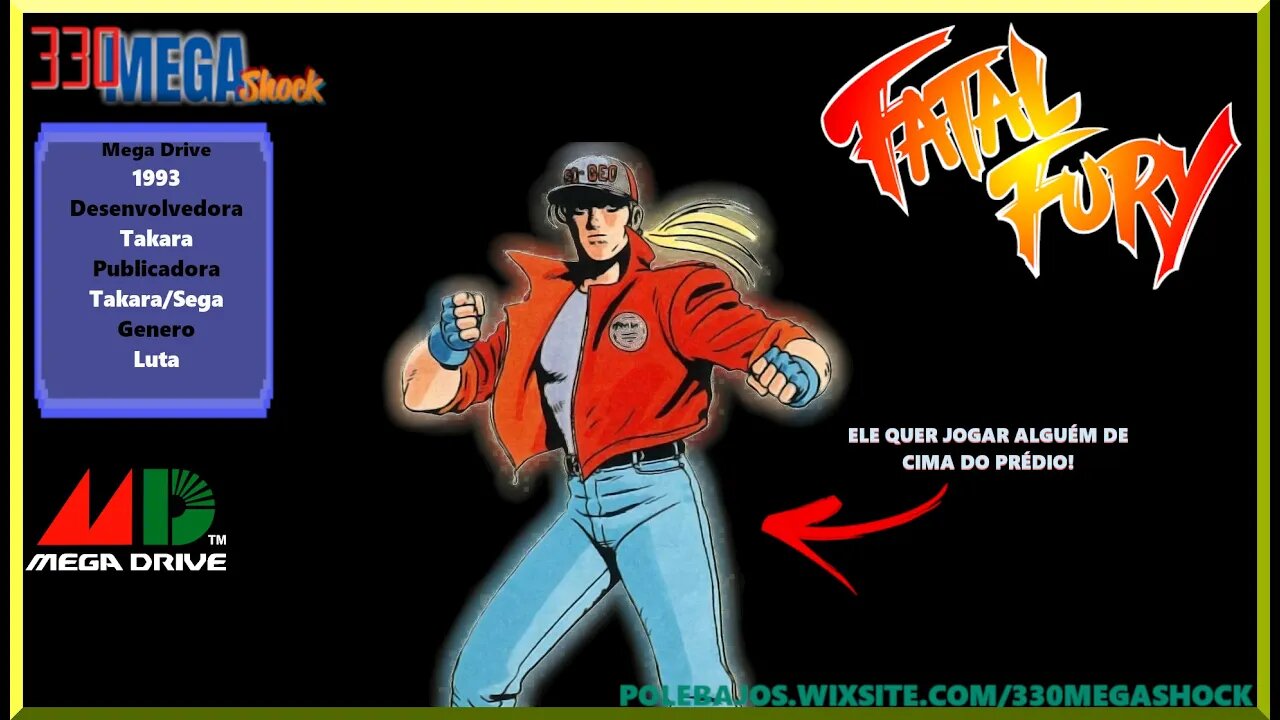 Jogo Completo 101 : Fatal Fury | O COMEÇO DA SAGA DOS LOBOS ! (Mega Drive)