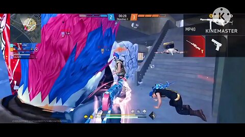 intense 1v4 in free fire Max