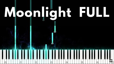 🌘 Moonlight Sonata FULL - All Moviments 1,2,3 Piano Tutorial 🌕