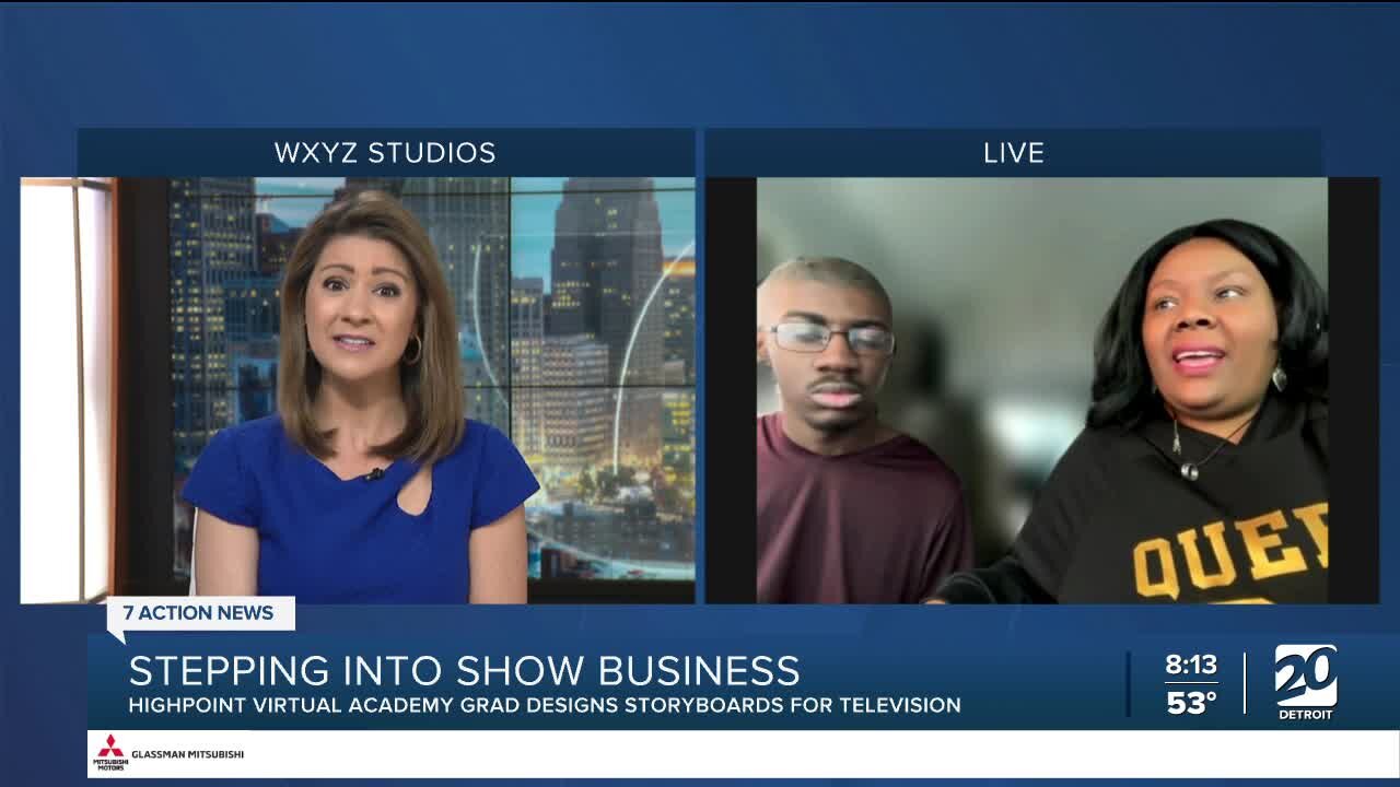 Detroit academy grad is stepping into show business