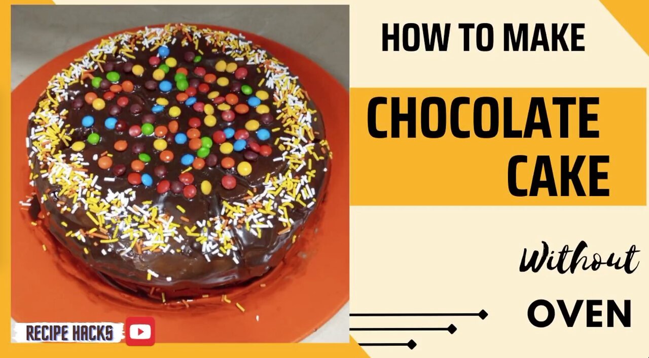 Chocolate Cake Without Oven By Recipe Hacks