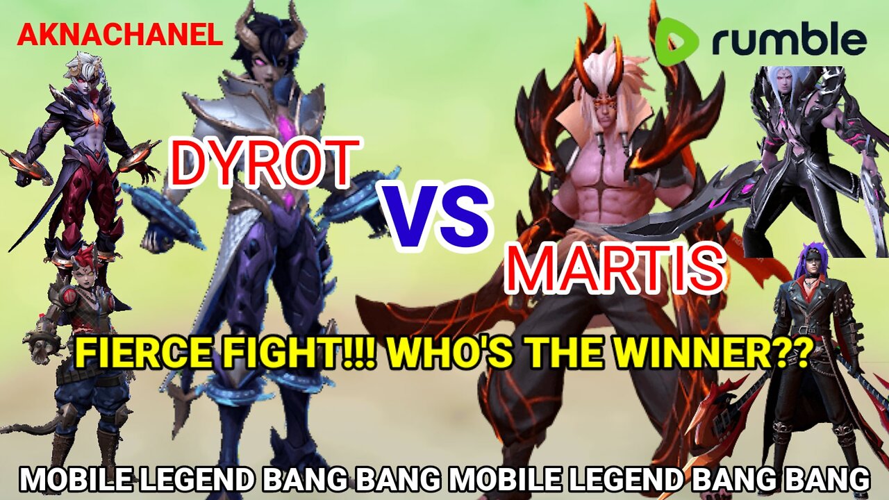 DYROT VS MARTIS. FIERCE FIGHT!!! WHO'S THE WINNER??