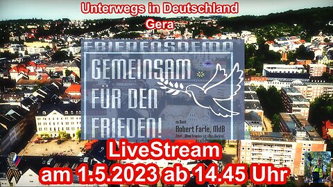 Live Stream am 1.5.2023 aus Gera