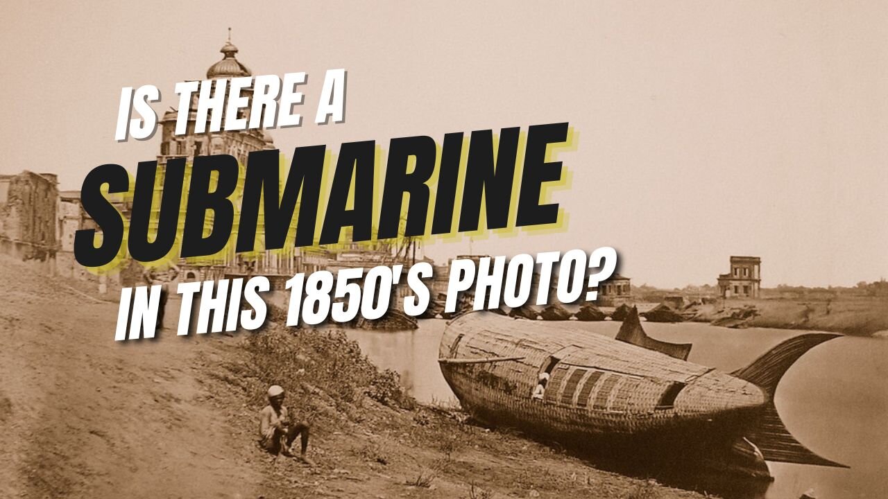 Is There A Submarine In This 1850s Photo?