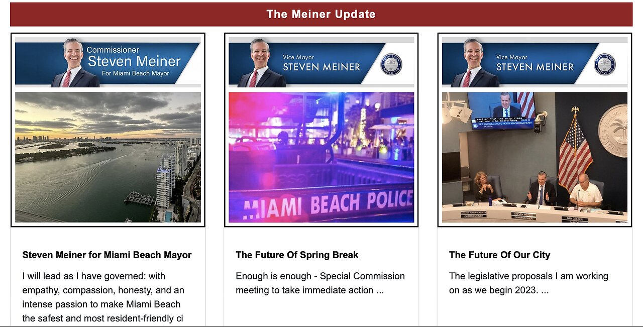 2023 Miami Beach Elections Video