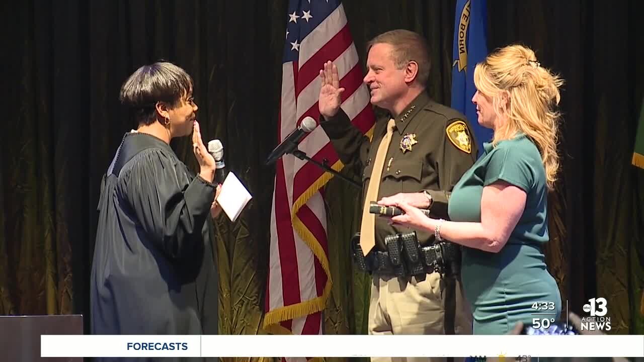 New Clark Co. Sheriff Kevin McMahill sworn-in Monday