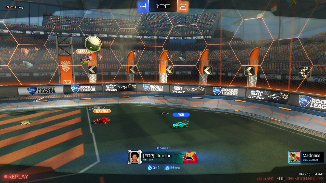 Rocket league double touch banger