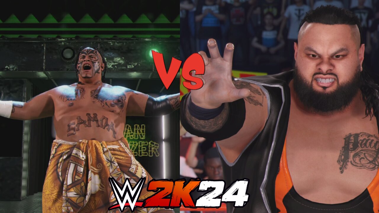 WWE 2K24: Umaga VS Bronson Reed