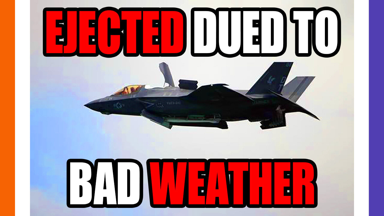 F-35 Pilot Gives A Bizzare Excuse To Eject