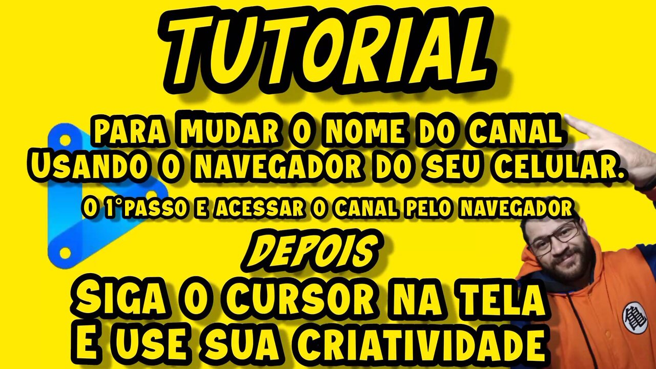 Tutorial como mudar o nome do seu canal na Cos.tv