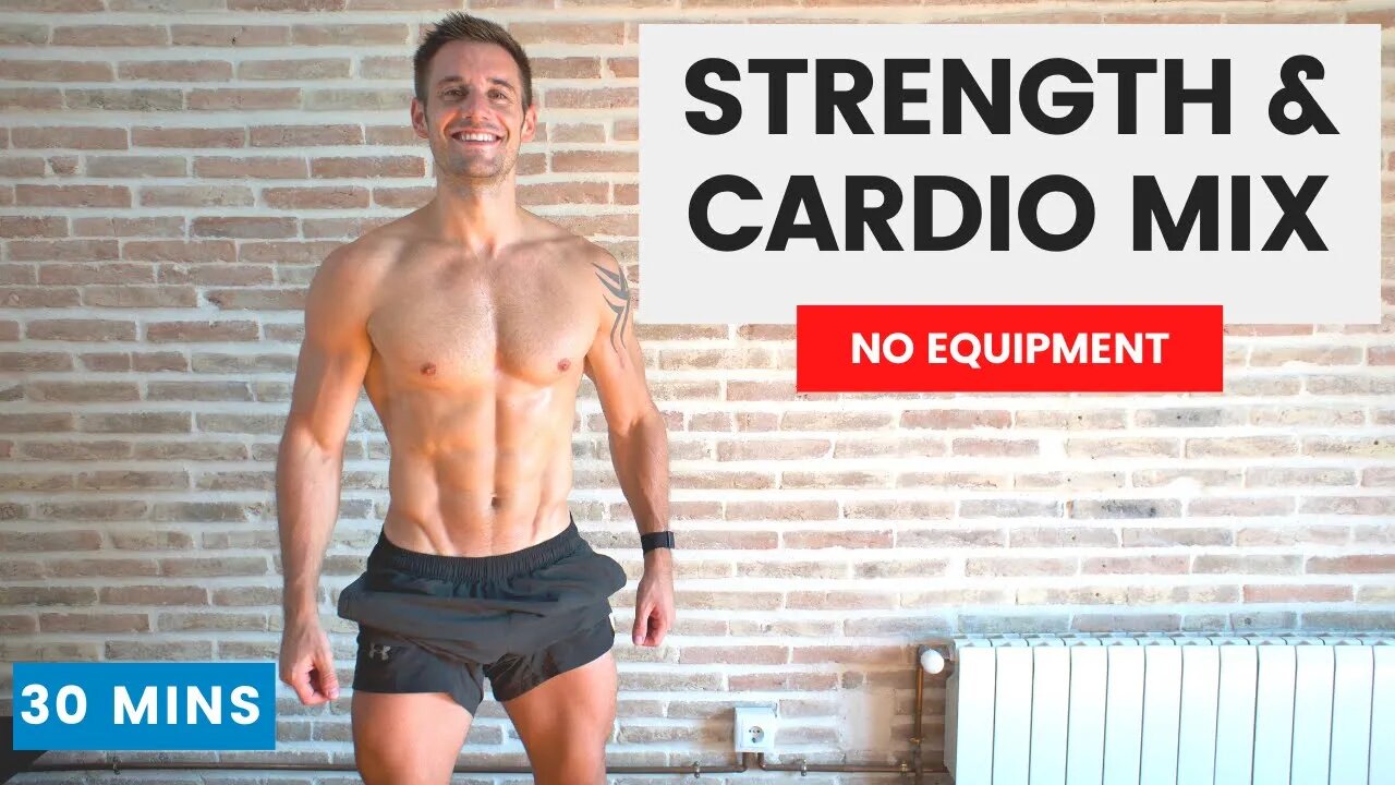 Strength & Cardio HIIT to Build Muscle & Burn Fat | 30 mins | No Repeats | No equipment | #CrockFit