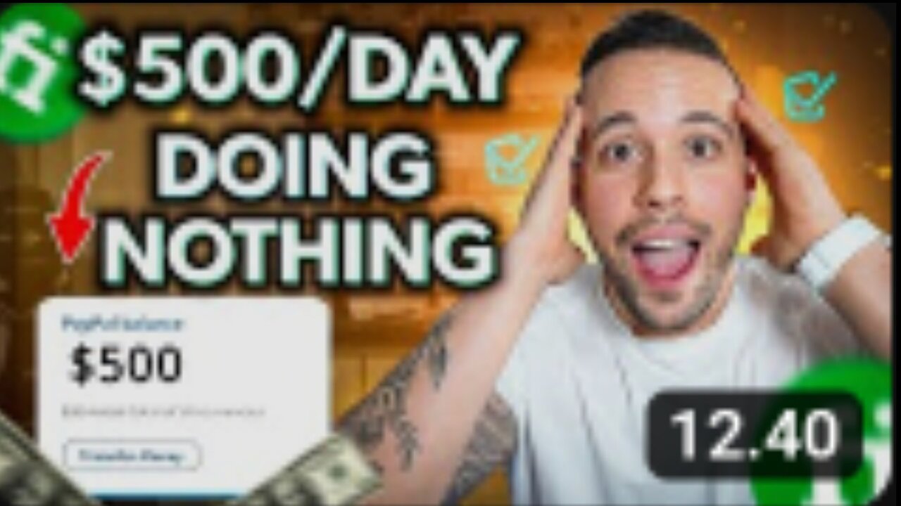 Learn how to Get Paid $500/Day To Do Nothing | Make Money Online in this video