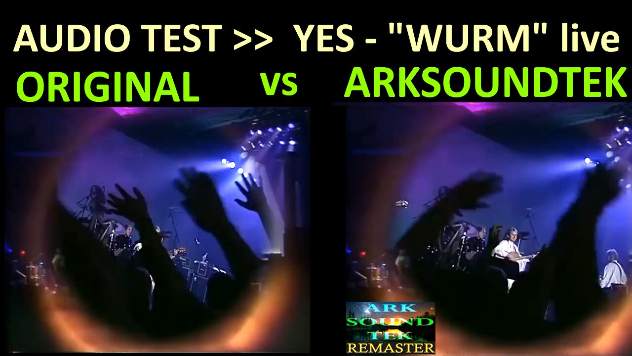 WURM TEST AUDIO CONFRONTO originale vs arksoundtek project remaster 2024