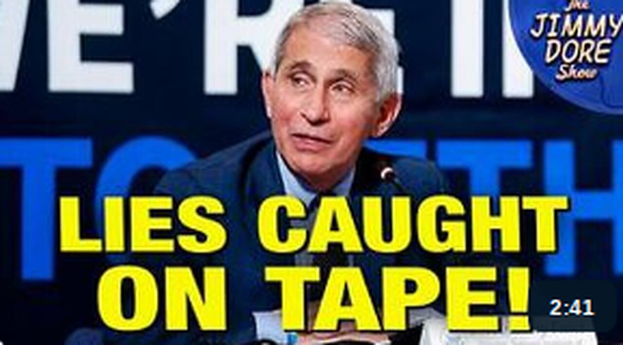 You Won't Believe What A Brazen Liar Anthony Fauci Is