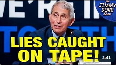 You Won't Believe What A Brazen Liar Anthony Fauci Is