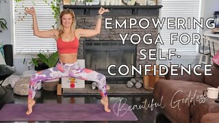 Goddess Power Yoga Flow | Empowering Yoga for Self Confidence | Yoga with Stephanie