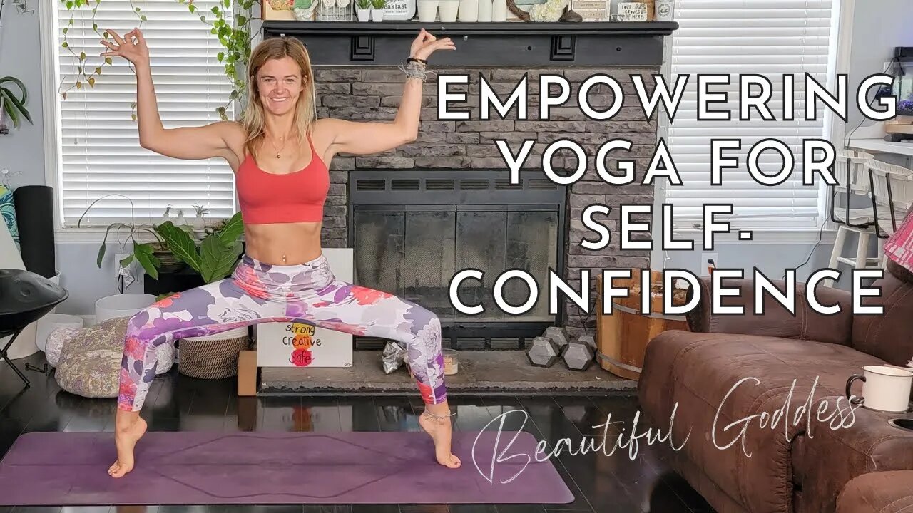 Goddess Power Yoga Flow | Empowering Yoga for Self Confidence | Yoga with Stephanie