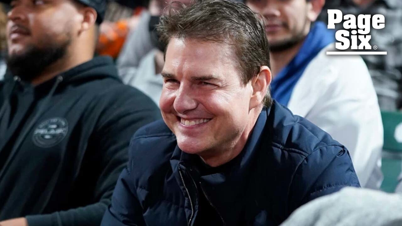 Tom Cruise looks like a whole new person at baseball game