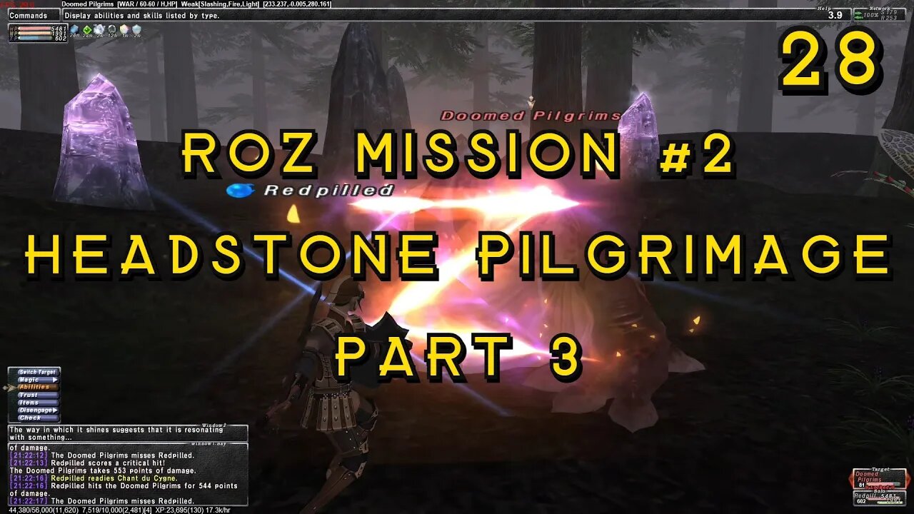 Let's Play Final Fantasy XI - Nocturnal Souls - Private Server - (Part 28) Commentary PC