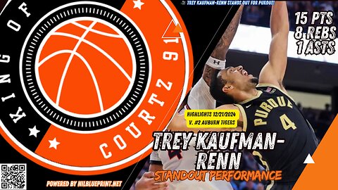 🎥 Trey Kaufman-Renn Stands Out for Purdue!