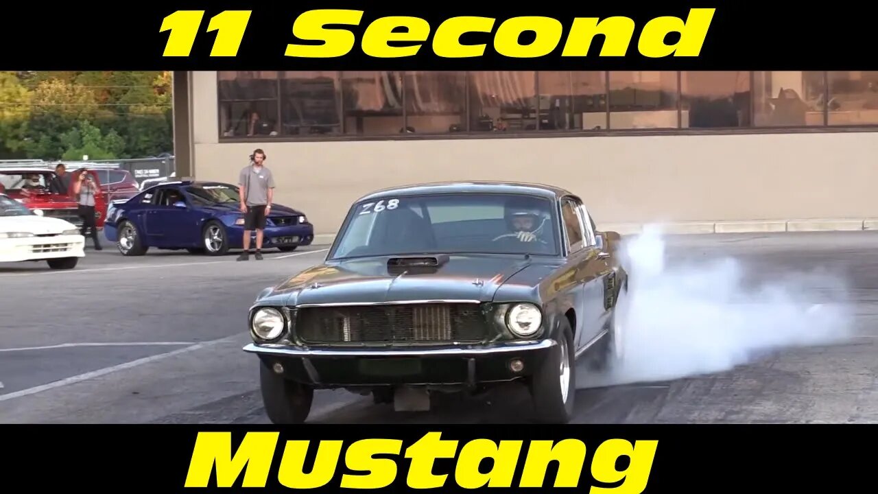 11 Second Mustang Wednesday Night Drag Racing