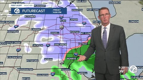 Rain/snow late tomorrow