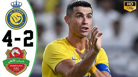 Ronaldo Angry Comeback 🔥 Al Nassr vs Al Ahli 4-2 All Goals & Highlights 2023