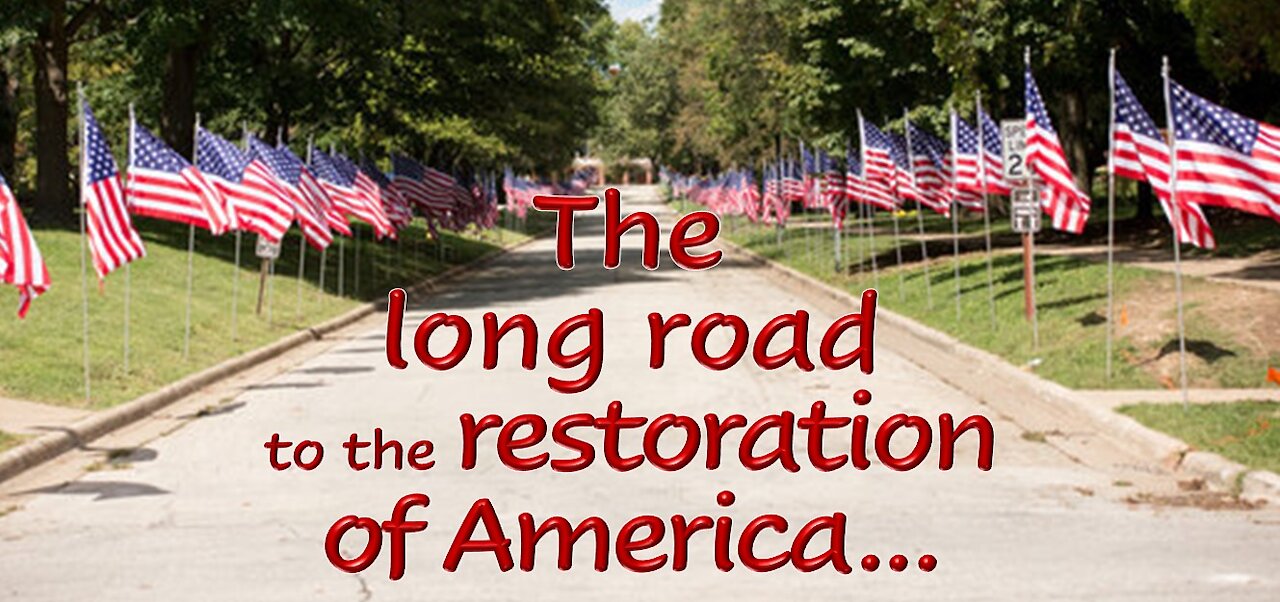 How can we restore America? We’re about to tell ya…