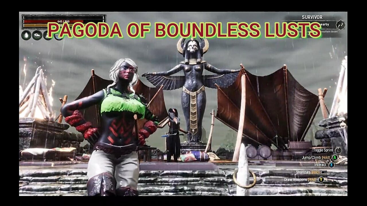 Conan Exiles PAGODA OF BOUNDLESS LUSTS Location Busty Boobs #Boosteroid #Conanexiles