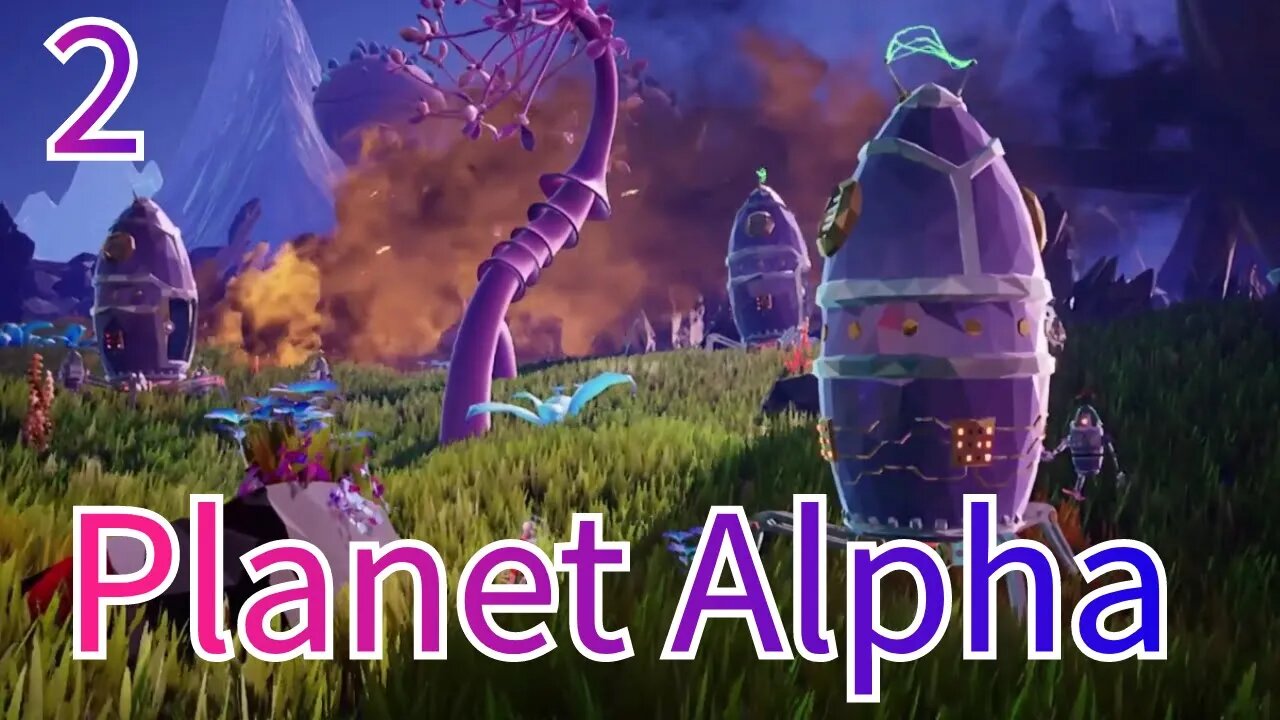 Robots Attack in Planet Alpha